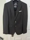 $645 Hugo Boss Men’s Wool Sport Jacket Italian Fabric Dark Textured Size 38R