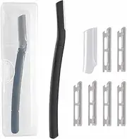 Beard Mustache Straight Edge,Hair Styling Thinning Texturizing Cutting + 6 Blades - Professional Stylist Hair Styling for Cutting, Thinning,