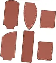 6x PU Leather Knife Sheaths Pouches Protectors Portable Fashion DIY Leather Tool Sheaths Protective Covers for Leatherworking