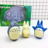 在飛比找蝦皮購物優惠-全新未拆 現貨 宮崎駿 Totoro 龍貓 不倒翁 公仔 3