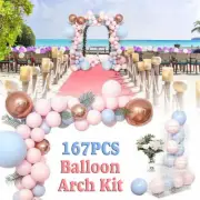 167pcs Balloons Arch Kit Set Birthday Wedding Baby Shower Garland Party Decor