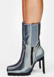 [Poster Grl] Slick Tricks Colorblock Booties