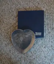 Wendell August Forge Heart Shaped Poinsettia Hand-Hammered Grove City Berlin OH