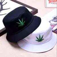 在飛比找蝦皮購物優惠-歐美 大麻葉 電繡 漁夫帽 WEED BUCKET HATS