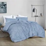 Santorini Charm Quilt Cover Set - Anti-Microbial Pure Cotton Comfort