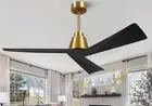 KAPOEFAN 52” Ceiling Fan No Light With Remote, Modern Patios Bedroom Farmhouse
