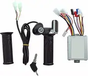 Electric Scooter Accessories Motor Brushed Controller & Throttle Twist Grip 24V 350W for Electric Scooter Bicycle Bike