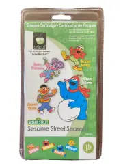 NEW SESAME STREET SEASON Sealed Cricut Cartridge Elmo Cookie Monster