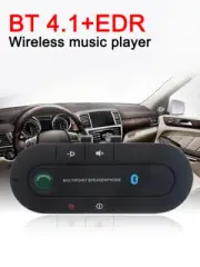 Wireless Bluetooth 4.1 Speakerphone Speaker Phone Visor Clip Hands Free Car Kit