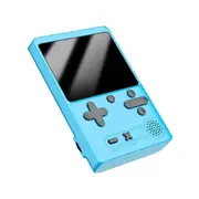Retro mini video game console, 500 games in 1, blue color