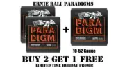 **3 SETS ERNIE BALL PARADIGM 2015 STHB ELECTRIC GUITAR STRINGS (10-52)**
