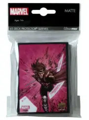 Upper Deck Marvel Deck Protector Collectible Card Sleeves Gambit X-Men 65 Count
