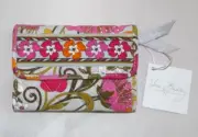 VERA BRADLEY - Euro Wallet Tea Garden Pattern - Petite Tri Fold - Exact One NWT