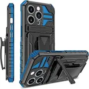 Phone Protection Compatible with iPhone 12 Pro Max 6.7 Case with 360° Rotation Belt Clip Pouch Holster,Military Grade Protection Heavy Duty Shockproof Phone Cover with Kickstand Phone Accessory(Blue)