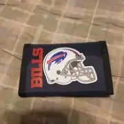 BUFFALO BILLS 5" Tri-fold Wallet, Nylon with Official Logo