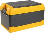 Qianly 75 L Trunk Organizer Accessory Versatile Car Box Organizer Folding Large Capacity Car Organizer Storage Box Cargo Organizer, Yellow