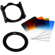 Filter Holder, 4x Grad Filters & 77mm Lens Adapter Ring - Cokin Z-Pro Compatible