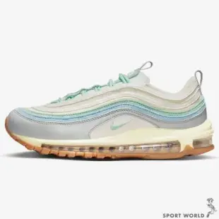 Nike Air Max 97 女休閒鞋 氣墊 反光 淺綠 藍灰 DX5766-131