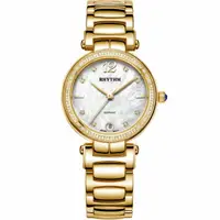 在飛比找樂天市場購物網優惠-Rhythm 日本麗聲鐘時針 淑女風時尚流行腕錶 (L150