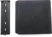 [Gadget Gear] Wall Mount for Playstation 4 Slim, Black Steel PS4 Slim Wall Mount, Safely Store Your PS4 Slim Console Near or Behind TV