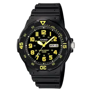 【CASIO 卡西歐】MRW-200H 時尚低調 星期日期 多色 運動 橡膠 手錶 腕錶(防水100米)