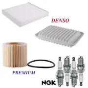 Tune Up Kit Filters Spark Plugs Fit PONTIAC VIBE L4; 1.8L 2009