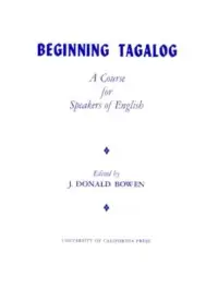 在飛比找博客來優惠-Beginning Tagalog: A Course fo