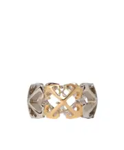Arrow Bicolor ring 54 Yellow