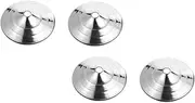 SEWOART 4Pcs Flagpole Bases for Stable Flag Support Durable Flash Collar Brackets for Veranda Garden Porch and Balcony Use