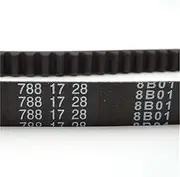 LUMIXE Drive Belt Clutch Drive Belt 788-17-28, for Scooter Moped 788 17 28 CVT 50cc 2 Stroke Model Scooter Drive Belt Scooter Engine Power Belt