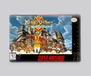 KING ARTHUR & THE KNIGHTS / SNES - 2"x3" FRIDGE MAGNET (retro super nintendo