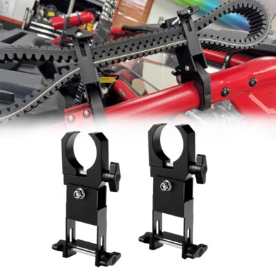 2x UTV Drive Belt Holder Belt Mount For 1.5-2”Roll Bars for Polaris RZR Can Am