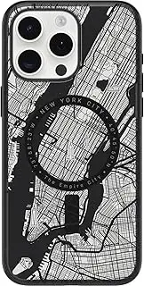 [Otterbox] Clear Case Series with MagSafe for iPhone 15 Pro Max, Shockproof, Drop Proof, Ultra-Slim, Protective Case, 3X Tested to Military Standard, New York