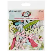49 and Market - Kaleidoscope Chipboard Words Set