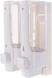 RORPOIR Bathroom Wall-Mounted Soap Dispenser 700ml Manual Soap Feeder Abs Plastic Shampoo Container