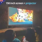 150inch Home Backyard Cinema and Full HD 1080p Projector Package