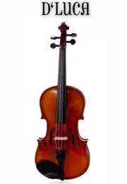 D'Luca Meister Ebony Fitted Beginner Violin Outfit 1/4