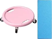 Roller Wheel - 360 Degree Rotating Exercise Roller Wheel | Automatic Rebound AB Dominal | Abdominal Workout Equipment Board With Knee Mat | Ab Workout Equipment With Timer For Home