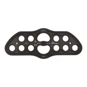 DMM Bat Rigging Plate Large Matt Grey RIG-L-MG