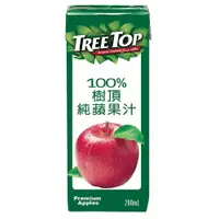 在飛比找PChome24h購物優惠-《Treetop》 樹頂100%蘋果汁200mlx72瓶(鋁