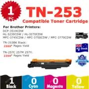 1x Compatible Toner TN253 TN257 TN-253BK TN-257 Black For Brother HL-3230CDW