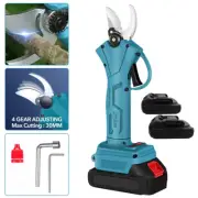 30mm Cutting Shears Electric Cordless Tree Branch Pruning Cutter W/ 18V Battery