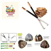 Fire Tong Log Grabber – Extra Long Firewood Claw Tongs for Fireplace, Outdoor...