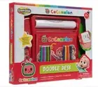 Cocomelon 14 Piece Doodle Desk Kid's Toy with Washable Markers Craft Play Set