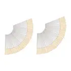 50x grill skewers for grilling heat -resistant stainless steel Kabob skewers for