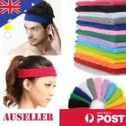 Headband Women Men Yoga Sport Absorb Sweat Towel Elastic Running Fitness Jogging