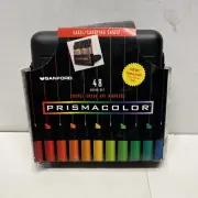 Prismacolor 48 Double Ended Art Markers Professional New CHISEL FINE TIPS BP48C