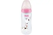 NUK: First Choice+ Baby Bottle with Temperature Control - Pink Giraffe (360ml)