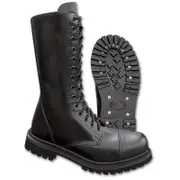 Brandit 14 Eyelet Boots, black, Size 43 for Men