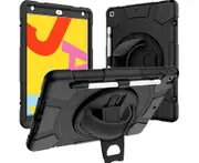 GWL Shockproof Protective Case for iPad 10.2 inch-Black